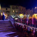 Els Reis Mags a la plaça de l'Església de Santpedor FOTO.AJUNTAMENT DE SANTPEDOR