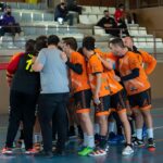 Pinya del primer equip del Club Handbol Santpedor. - Foto: CH Santpedor
